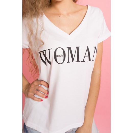 T-shirt WOMAN biały