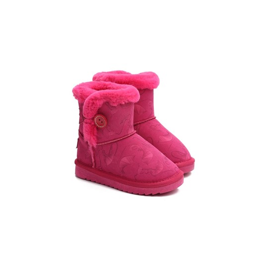 Buty zimowe dziecięce Multu gładkie śniegowce bez zapięcia 