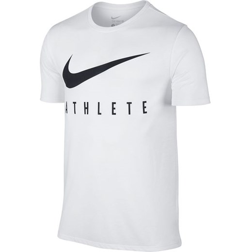 Koszulka treningowa T-Shirt Dri-FIT Swoosh Athlete Tee Nike (biała)