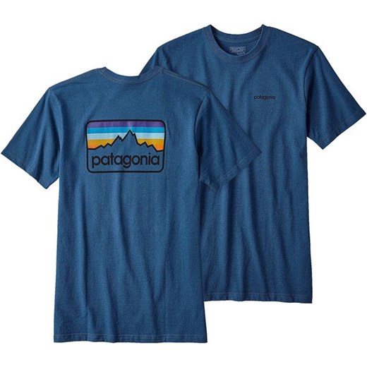 Koszulka męska Logo Badge Responsibili-Tee Patagonia (glass blue)
