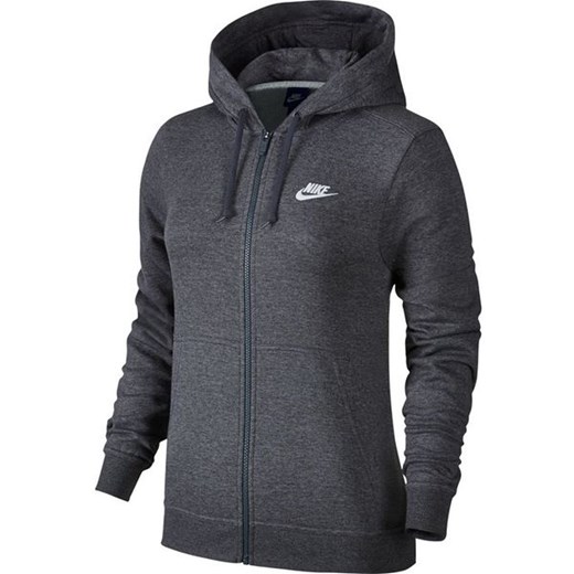 Bluza damska Sportswear NSW Hoodie Full Zip Fleece Nike (ciemnoszara)
