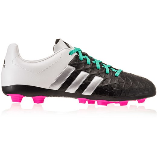 Buty piłkarskie korki ACE 15.4 FG Junior Adidas (biało-czarne)
