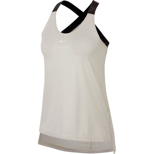 Koszulka treningowa damska Elastika Nike (beżowa)