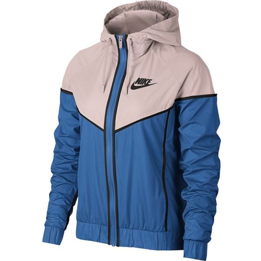 Kurtka damska Sportswear Windrunner Nike (niebieski/pudrowy róż)