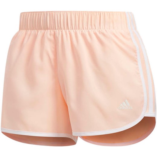 Różowe spodenki sportowe Adidas bez wzorów 