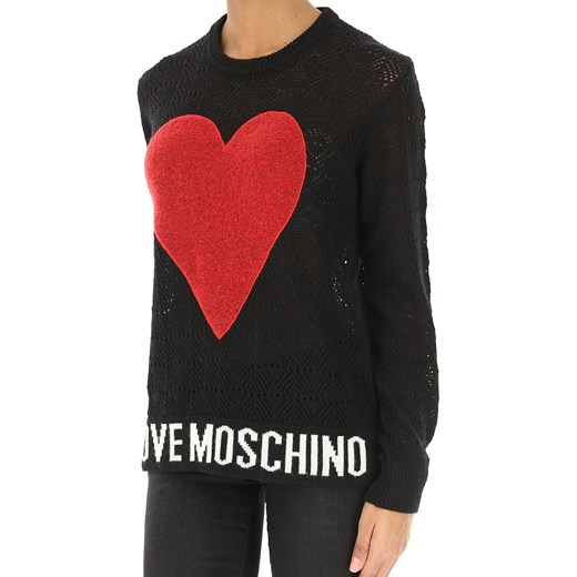 Sweter damski czarny Moschino 