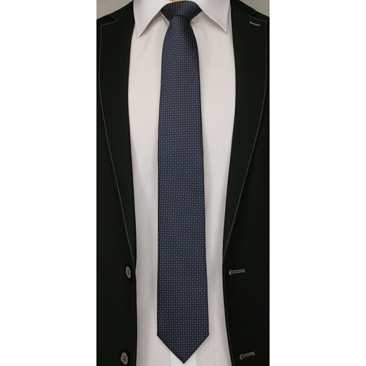 Krawat Angelo Di Monti bez wzorów 