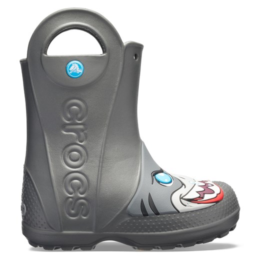Crocs buty chłopięce FL Creature Rain Boot 32,5 szare, BEZPŁATNY ODBIÓR: WROCŁAW!