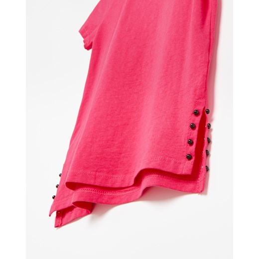 Reserved - T-shirt z bawełny organicznej - Różowy  Reserved 104 