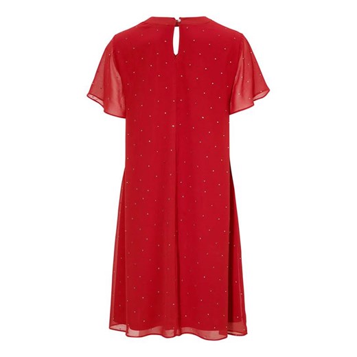 Cellbes sukienka midi z krótkim rękawem z dekoltem w literę v jerseyowa oversize 