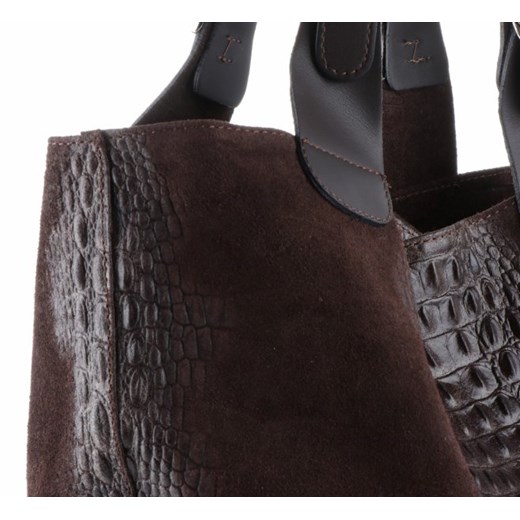 Shopper bag Genuine Leather matowa 