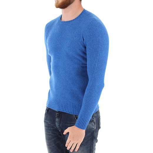 Sweter męski niebieski Drumohr casual 