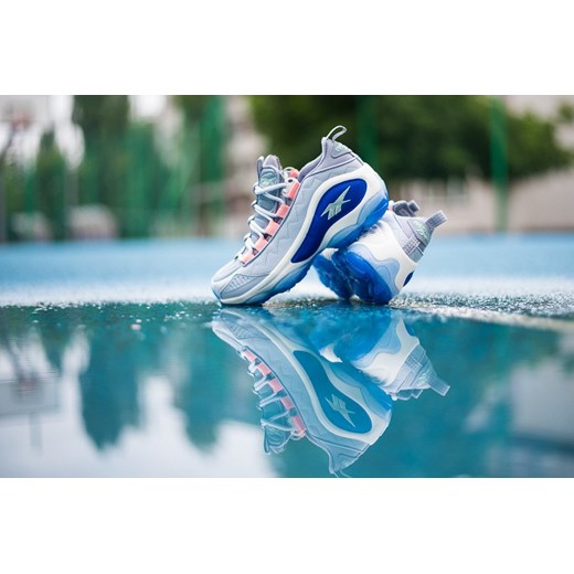 Niebieskie buty sportowe damskie Reebok Classic wiązane 