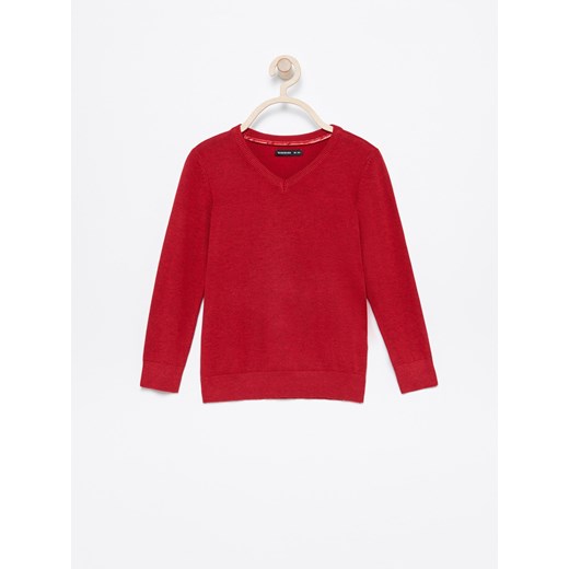 Reserved - Klasyczny sweter - Czerwony  Reserved 110 