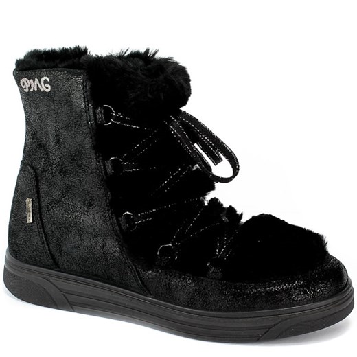 Buty zimowe dziecięce Primigi gore-tex czarne trzewiki 