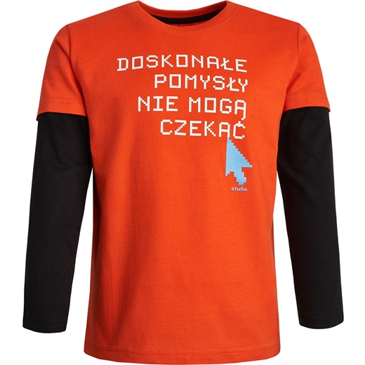 Endo t-shirt chłopięce z długimi rękawami 