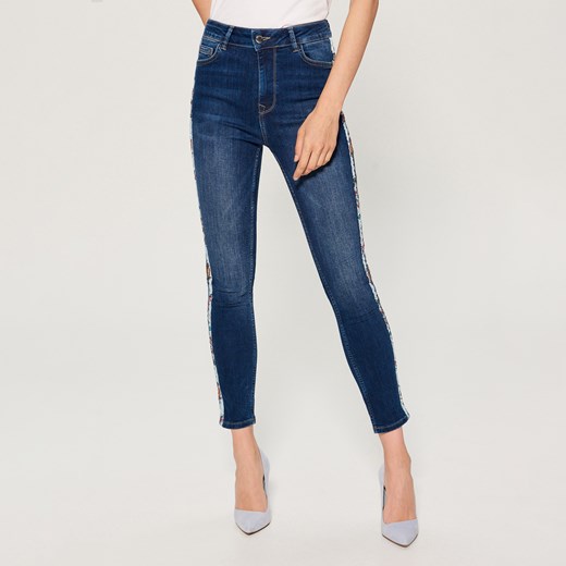 Mohito - Jeansy skinny high waist - Niebieski