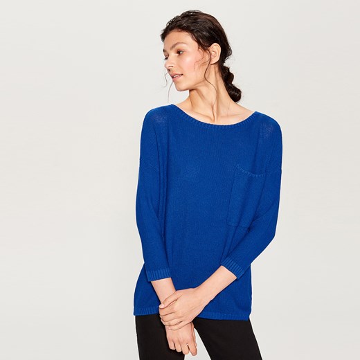 Mohito - Sweter z kieszonką - Niebieski