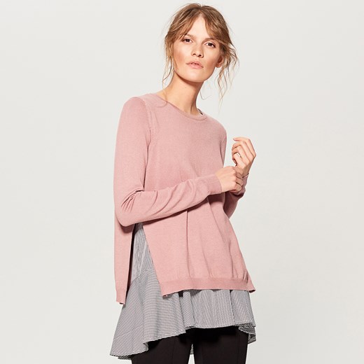 Mohito - Sweter z bluzką - Różowy