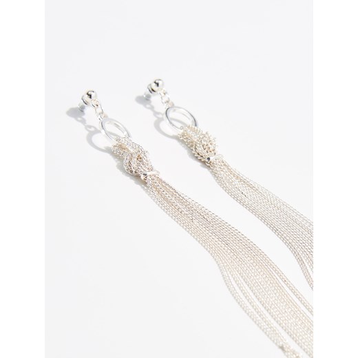Mohito - Długie kolczyki z łańcuszkami - Srebrny
