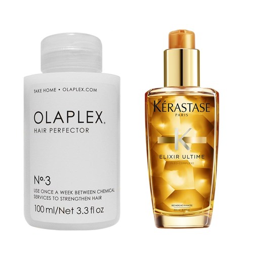 Olaplex Hair Perfector No.3 and Elixir Ultime | Zestaw do odbudowy i pielęgnacji włosów: kuracja 100ml + olejek 100ml - Wysyłka w 24H!  Olaplex  Estyl.pl
