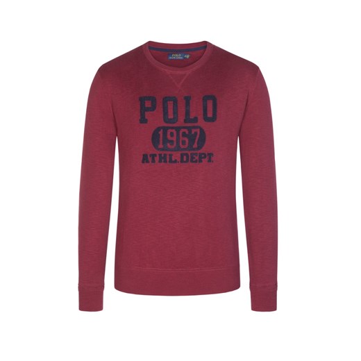 Polo Ralph Lauren, Pulower w 100% z bawełny Bordowy  Polo Ralph Lauren XXL Hirmer