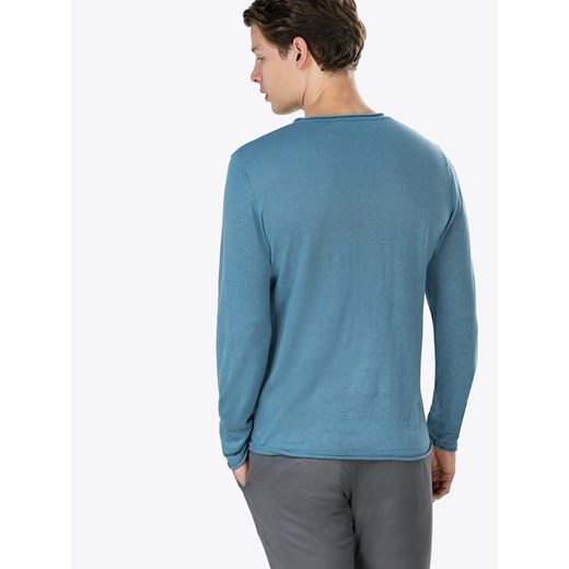Knowledgecotton Apparel sweter męski niebieski 