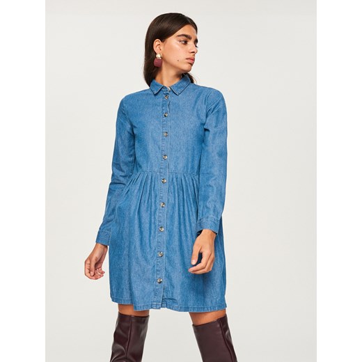 Reserved - Jeansowa sukienka - Niebieski Reserved niebieski 38 