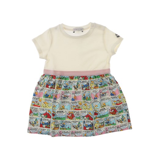 Odzież dla niemowląt Moncler wielokolorowa w nadruki dla dziewczynki 