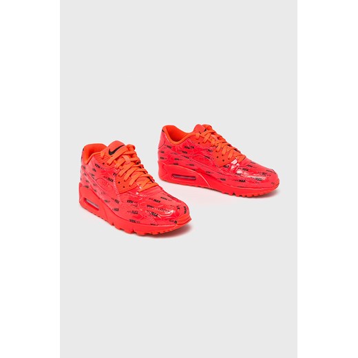 Buty sportowe męskie Nike Sportswear air max 91 sznurowane czerwone jesienne 