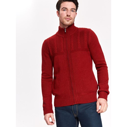 Sweter męski Top Secret bez wzorów 