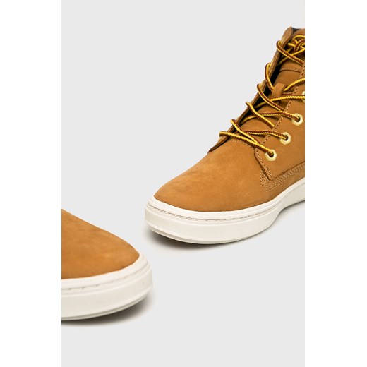 Botki złote Timberland płaskie casual 