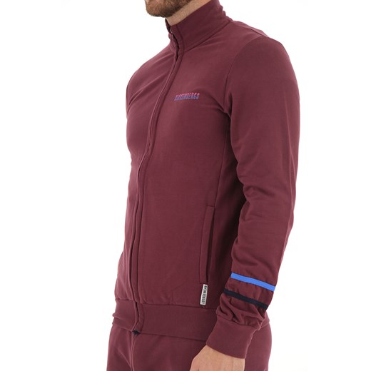 Bluza męska Dirk Bikkembergs czerwona w sportowym stylu