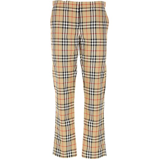 Burberry Spodnie dla Kobiet, Antyczny żółty, Bawełna, 2019, 40 42 44 Burberry 42 RAFFAELLO NETWORK