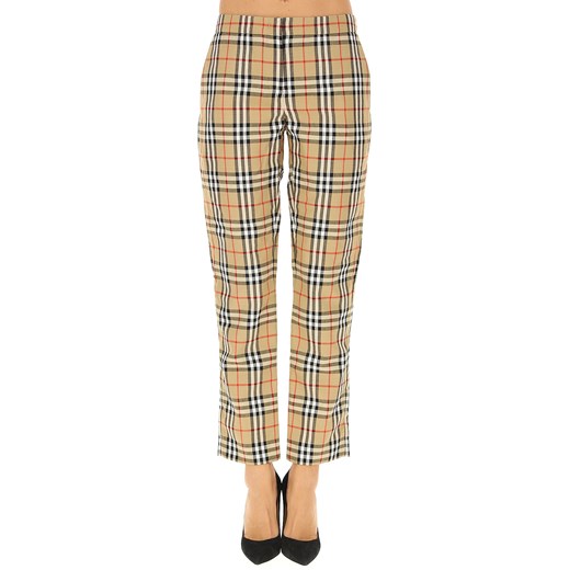 Burberry Spodnie dla Kobiet, Antyczny żółty, Bawełna, 2019, 40 42 44 Burberry 44 RAFFAELLO NETWORK