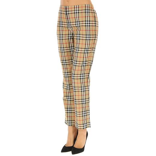 Burberry Spodnie dla Kobiet, Antyczny żółty, Bawełna, 2019, 40 42 44 Burberry 40 RAFFAELLO NETWORK