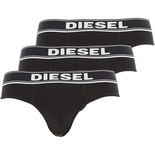 Diesel Slipy dla Mężczyzn, 3 Pack, Czarny, Bawełna, 2019, L M S XL XXL  Diesel XXL RAFFAELLO NETWORK