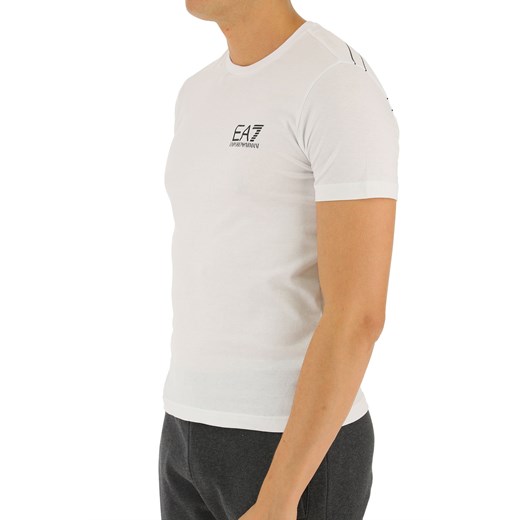 Emporio Armani Koszulka dla Mężczyzn, Biały, Bawełna, 2019, L M S XL  Emporio Armani S RAFFAELLO NETWORK