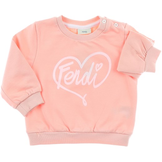 Odzież dla niemowląt różowa Fendi dziewczęca 