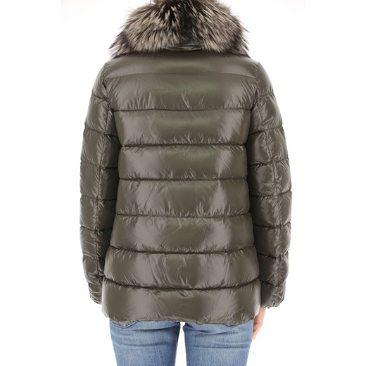 Moncler Kurtka Puchowa dla Kobiet, Puchowa Kurtka Narciarska, Dark Mud Green, Poliamid, 2019, 40 42 44 Moncler 40 RAFFAELLO NETWORK