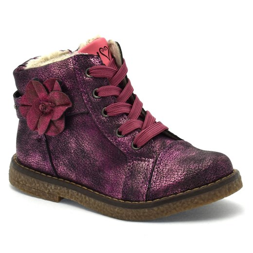 Dziecięce buty zimowe American Club G-C16224E - Różowy || Fioletowy American Club fioletowy 24 Sklep Dorotka