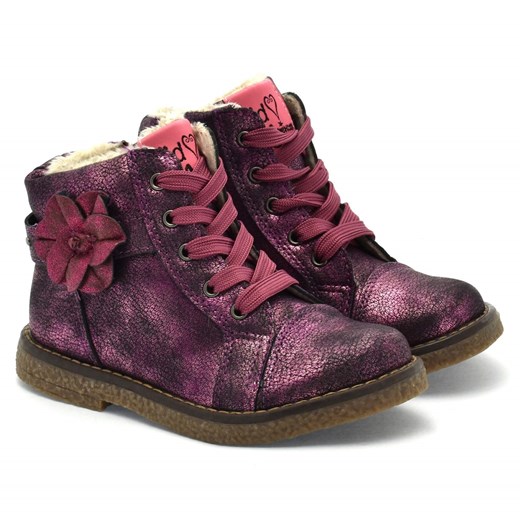 Dziecięce buty zimowe American Club G-C16224E - Różowy || Fioletowy American Club fioletowy 25 Sklep Dorotka