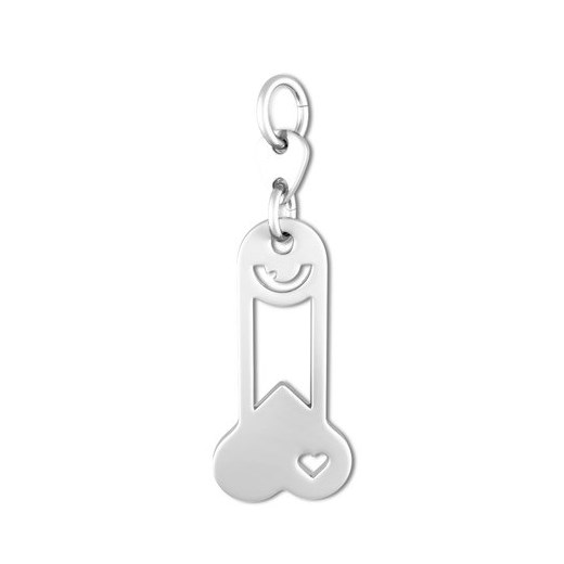 SILVER CHARMS WITH BEIGE CORDS