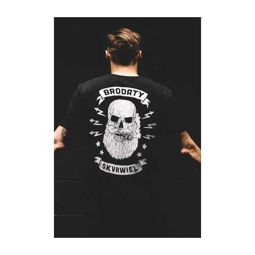 T-shirt brodaty skvrwiel