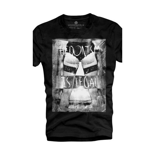 T-shirt męski Underworld z bawełny z krótkimi rękawami 