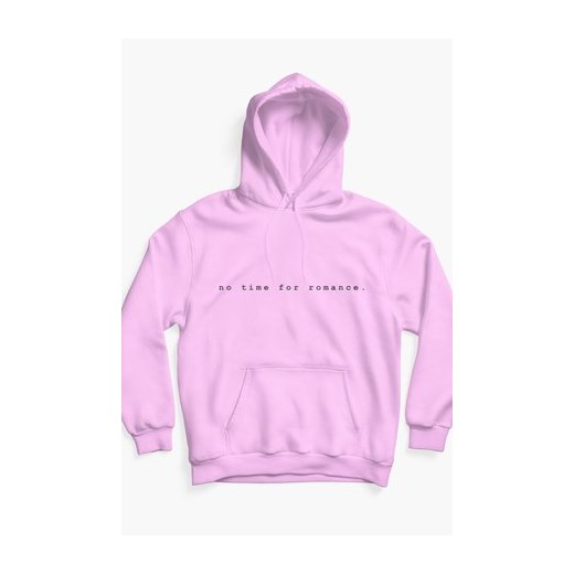 No Time For Romance Pink Hoodie