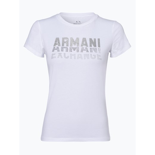 Armani Exchange - T-shirt damski, czarny  Armani S vangraaf