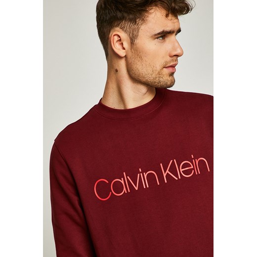 Bluza męska czerwona Calvin Klein młodzieżowa 