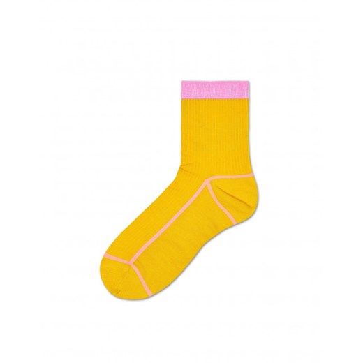 Skarpetki Lily Rib Ankle Sock Yellow