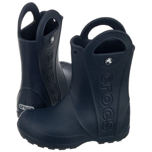Kalosze Crocs Handle Rain Boot Kids Navy 12803-410 (CR79-f) Crocs  29/30 ButSklep.pl